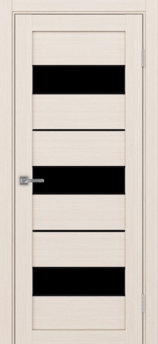 Полотно Турин 526АПП max SB лакобель чёрный ясень перламутровый Цвет Ясень перламутр Размер 800х2000мм Покрытие Экошпон Стекло Черное