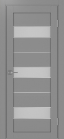 Полотно Турин  526АПС серый Цвет Серый Размер 700х2000мм Покрытие Экошпон Стекло Матовое