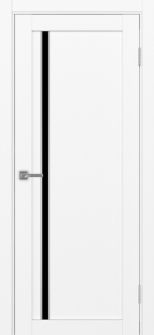 Полотно Турин  527АПС белый снежный Цвет Белый снежный Размер 800х2000мм Покрытие Экошпон Стекло Черное