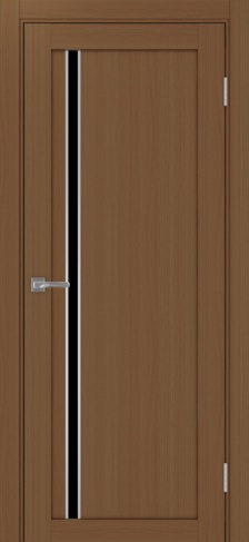 Полотно Турин  527АПС орех Цвет Орех Размер 800х2000мм Покрытие Экошпон Стекло Черное