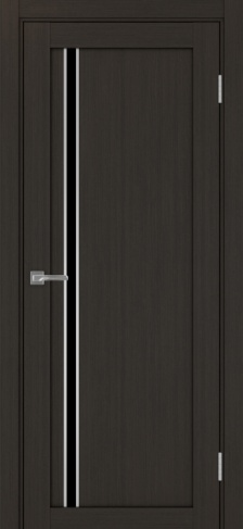 Полотно Турин  527АПС венге Цвет Венге Размер 600х2000мм Покрытие Экошпон Стекло Черное