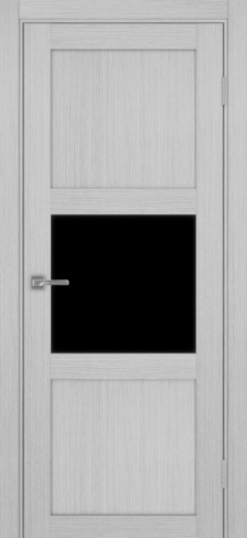 Полотно Турин 530.121 дуб серый Цвет Дуб серый Размер 700х2000мм Покрытие Экошпон Стекло Черное