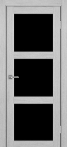 Полотно Турин  530.222 дуб серый Цвет Дуб серый Размер 600х2000мм Покрытие Экошпон Стекло Черное