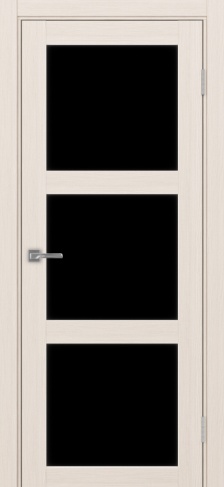 Полотно Турин  530.222 ясень перламутровый Цвет Ясень перламутр Размер 800х2000мм Покрытие Экошпон Стекло Черное