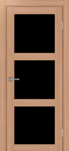 Полотно Турин  530.222 ясень тёмный Цвет Ясень тёмный Размер 600х2000мм Покрытие Экошпон Стекло Черное