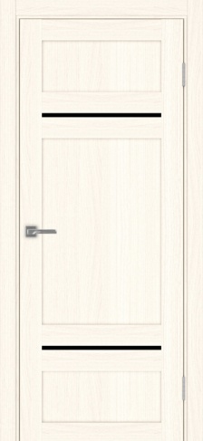 Полотно Турин  532.12121 ясень светлый Цвет Ясень светлый Размер 700х2000мм Покрытие Экошпон Стекло Черное