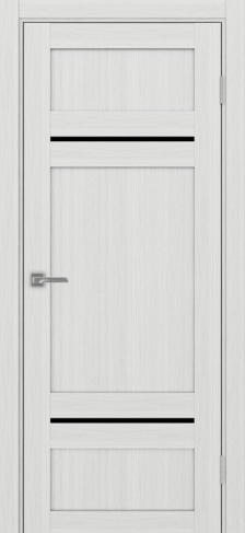 Полотно Турин  532.12121 ясень серебристый Цвет Ясень серебристый Размер 800х2000мм Покрытие Экошпон Стекло Черное