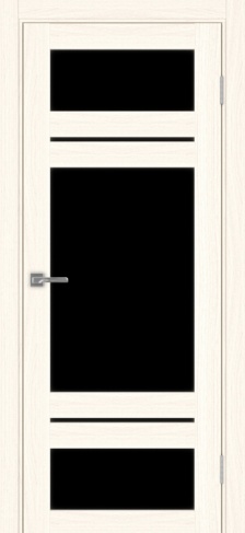 Полотно Турин  532.22222 ясень светлый Цвет Ясень светлый Размер 800х2000мм Покрытие Экошпон Стекло Черное