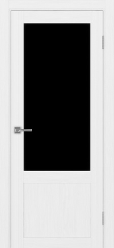 Полотно Турин 540ПФ.21 лакобель чёрный белый лёд Цвет Белый лёд Размер 700х2000мм Покрытие Экошпон Стекло Черное
