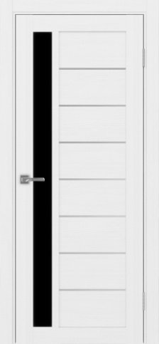 Полотно Турин 554АПП SC Цвет Белый лёд Размер 600х2000мм Покрытие Экошпон Стекло Черное