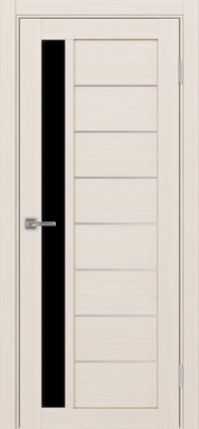 Полотно Турин 554АПП SC Цвет Ясень перламутр Размер 700х2000мм Покрытие Экошпон Стекло Черное