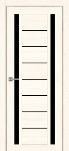 Полотно Турин 558 ясень светлый Цвет Ясень светлый Размер 600х2000мм Покрытие Экошпон Стекло Черное