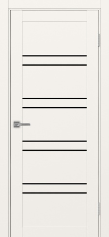 Полотно Турин 560 бежевый Цвет Бежевый Размер 700х2000мм Покрытие Экошпон Стекло Черное