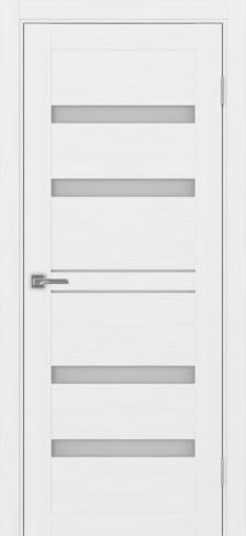 Полотно Турин 561 белый лёд Цвет Белый лёд Размер 600х2000мм Покрытие Экошпон Стекло Матовое