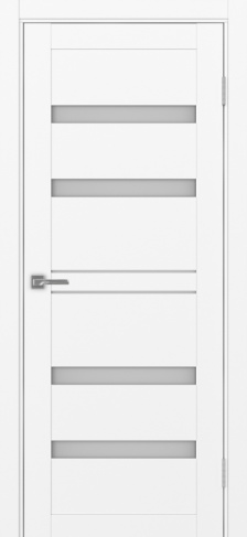 Полотно Турин 561 белый снежный Цвет Белый снежный Размер 600х2000мм Покрытие Экошпон Стекло Матовое