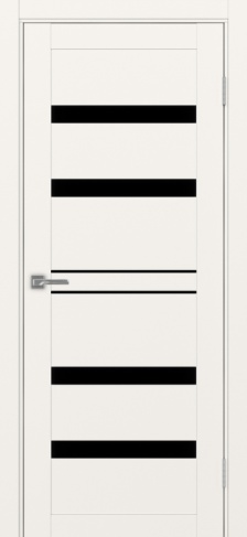 Полотно Турин 561 бежевый Цвет Бежевый Размер 800х2000мм Покрытие Экошпон Стекло Черное